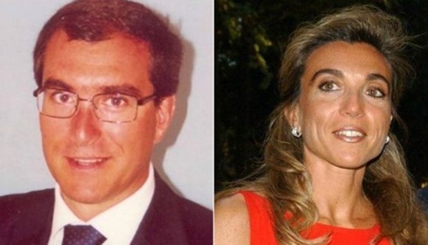 Giulio Occhionero (L) and Francesca Maria Occhionero
