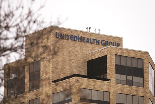 UnitedHealth Group headquarters is seen in Minnetonka, Minnesota, US. UnitedHealth shares jumped 38% last year, neck and neck with Caterpillar for the top spot on the Dow Jones Industrial Average.