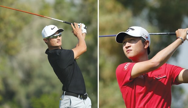 Le Haotong and Wang Jeunghun