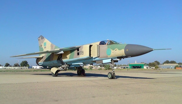 A MiG-23 of Libyan airforce