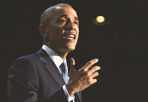 Obama: warning to incoming Trump administration