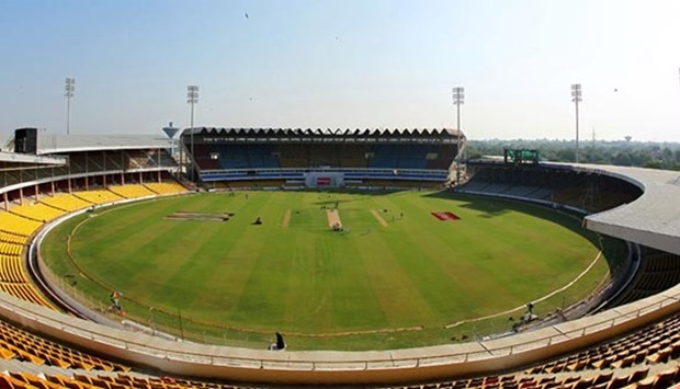 The Sardar Patel Stadium could hold around 50,000 spectators.
