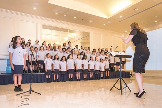 The Qatar Primary School Choir of the Year competition was officially launched at the Shangri-La Hotel Doha in December 2016.