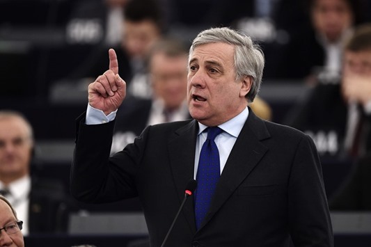 Tajani: an ally of former Italian prime minister Berlusconi.