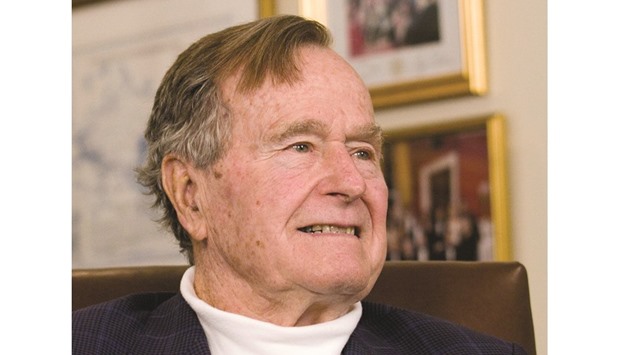 George H W Bush ... age woes
