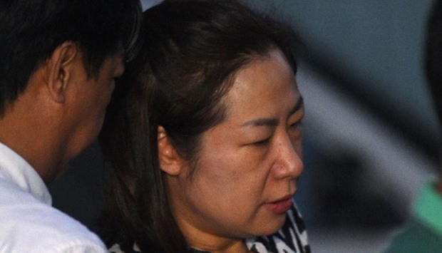The wife of a South Korean businessman, who was kidnapped and murdered