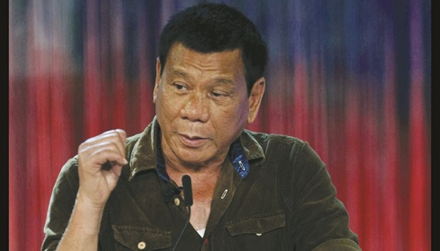 Duterte: seeking strategic shift