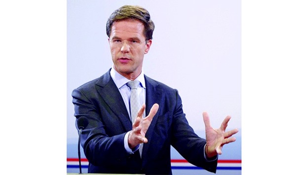 Rutte: those people who refuse to adapt, and criticise our values must act normally or leave.