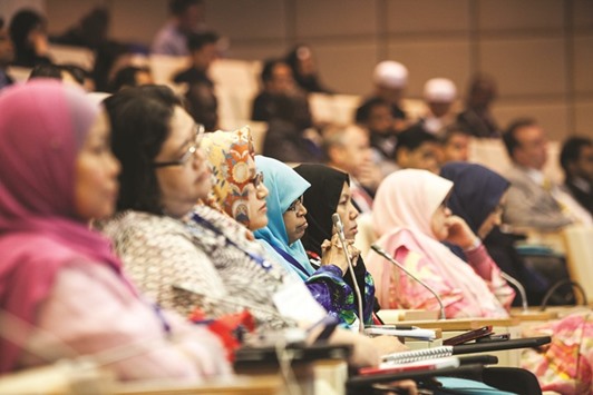 Delegates attend a seminar at the Global Islamic Finance Forum in Kuala Lumpur (file). One example for a state-back Shariah-compliant pension fund is the Islamic savings scheme option introduced as part of Malaysiau2019s state pension plan Employees Provident Fund last year, whereby $25bn of the fundu2019s entire assets of $160bn have been dedicated to a new Shariah-compliant investment line.