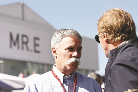 Colorado-based Liberty confirmed that American Chase Carey had been appointed chairman and chief executive of Formula One. (AFP)