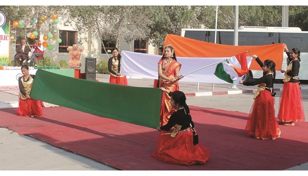 Indiau2019s 68th Republic Day was celebrated at Doha Modern Indian School with a cultural programme yest