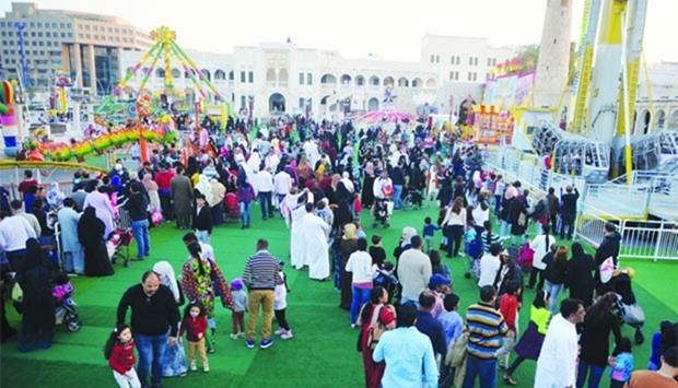 A view of the festival grounds.