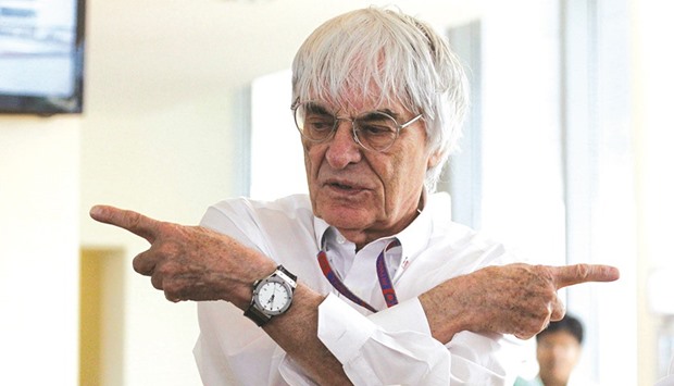 File picture of former Formula One chief Bernie Ecclestone.
