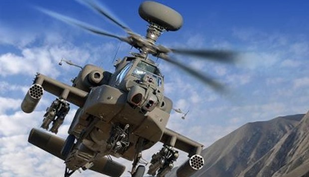Apache helicopters also struck a school, a mosque and a medical facility which were all used by Al-Qaeda militants.
