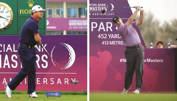 Happy with Doha show: Graeme McDowell.  RIGHT: Final round 68: Ernie Els