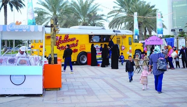 Food trucks and stalls will return to the Doha Corniche this weekend.
