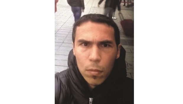 A frame grab made from a video which was distributed by Turkish police and released on January 3, shows a man, the suspected gunman behind the attack at Reina nightclub, taking a selfie in Istanbul.