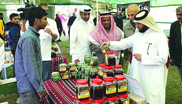 Qatari honey products festival has attracted a larger number of visitors this year.