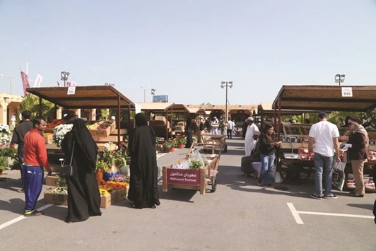 Mahaseel Festival features products from Qatari farms across 22 stalls.