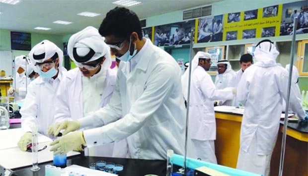 Al-Bairaq project engages students in team work.