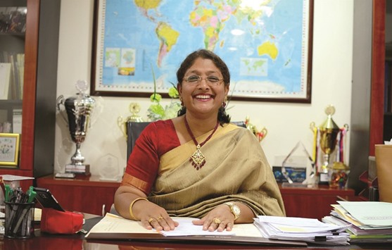 LEADING LADY: Asna Nafees in her office.