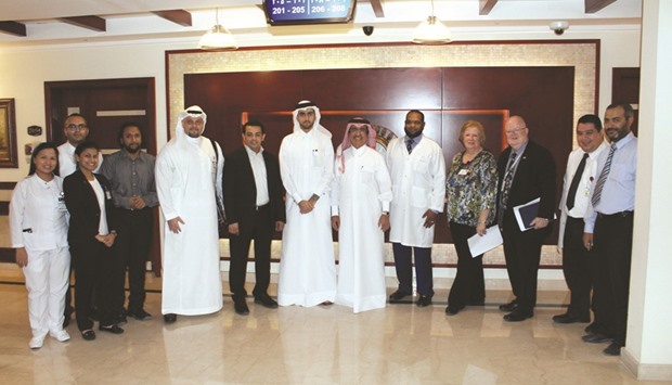 ACI team with Al-Emadi Hospitalu2019s management.