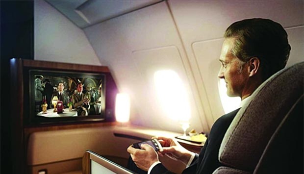 Qatar Airways provides a leading in-flight entertainment system, Oryx One.