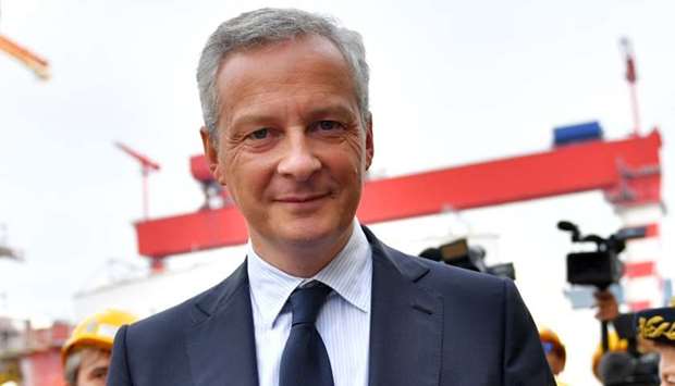 French Economy minister Bruno Le Maire