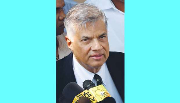 Prime Minister Ranil Wickramasinghe ... the target of violence