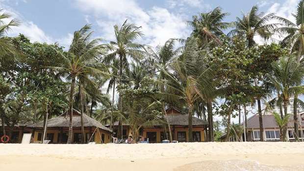 SEASIDE: The Sea Star Resort offers bungalows right on Long Beach on the Vietnamese island of Phu Quoc.