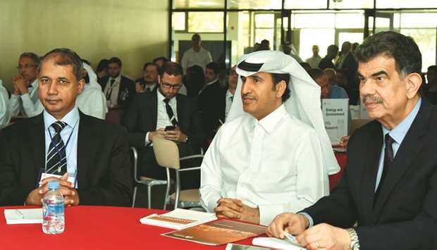 Dr Munir Tag, Dr Khalifa al-Khalifa and Dr Abdul Sattar al-Taie at the event.