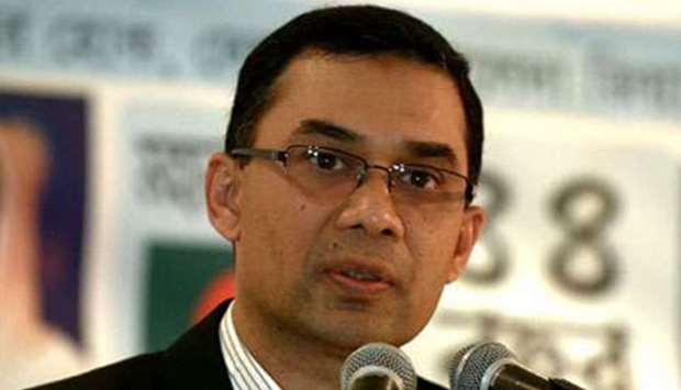 Tarique Rahman, who lives in exile in London, says the criminal conspiracy case against him is part of a political witch-hunt