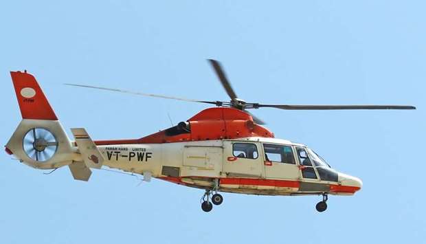 A Pawan Hans helicopter. File picture