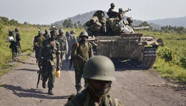 Congolese army soldiers
