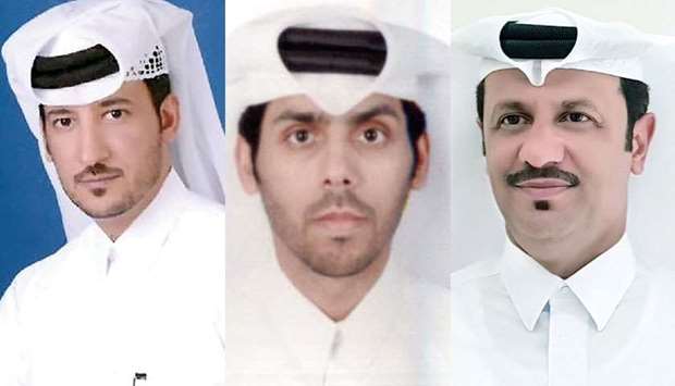 Dr Saleh Fetais al-Marri, Hamad Murshid al-Muraikhi and Nabil Alkhaldi.