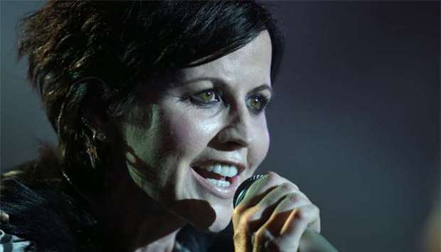Irish singer Dolores O'Riordan of The Cranberries is seen performing in this file picture.