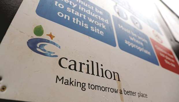 Carillionu2019s share price tumbled 28.95% to 14.20 pence after the company announced its immediate liquidation yesterday.