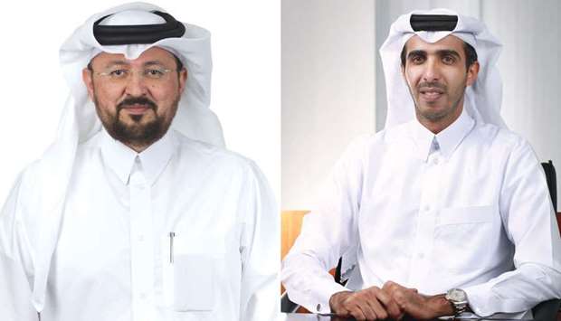 Ooredoou2019s Chief Executive Officer Waleed al-Sayed and QTAu2019s Chief Marketing and Promotion Officer Rashed al-Qurese