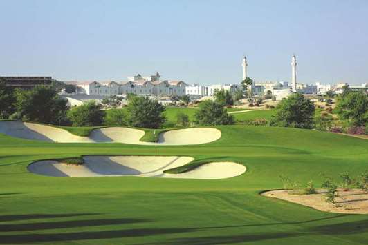The golf course at Education City