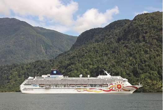 SHIP: Our ship, the Norwegian Sun, took us to places in southern South America otherwise impossible to reach easily.