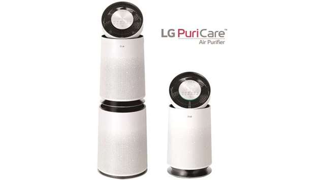 LG PuriCare air purifier.