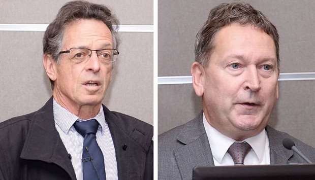 Prof Michael Khan and Dr Frans Van Den Boom