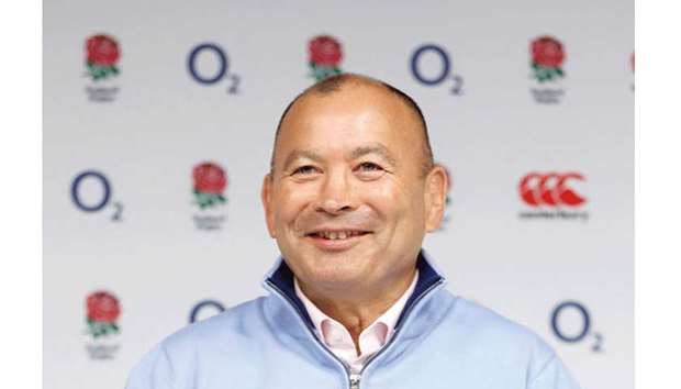 England head coach Eddie Jones during a press conference in London yesterday. (Reuters)