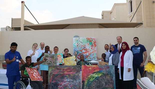 Artwork from u2018Qatar Caresu2019 events will be displayed at the Bayt Aman residential villa