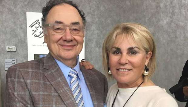 Barry Sherman and wife Honey