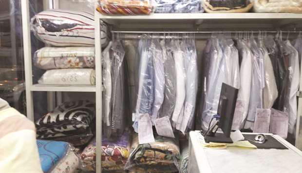  All laundry shops are responsible for preserving clothes and other items for three months