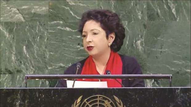 Lodhi: pointed out that Afghanistan and its partners, especially the US, needed to address the u2018challenges inside Afghanistan rather than shift the onus for ending the conflict onto othersu2019.