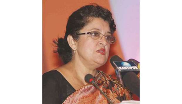 Former deputy prime minister Sujata Koirala