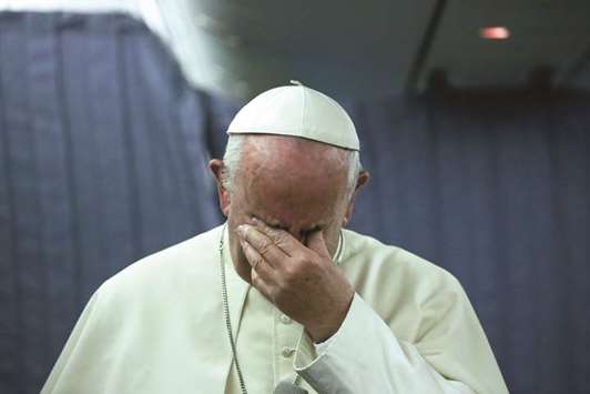 Pope Francis: I apologise to them (victims of sex abuse by Catholic priests) if I hurt them without realising it, but it was a wound that I inflicted without meaning to. It pains me very much.