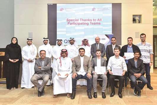 Winners and officials of the 5th Annual Innovation and Entrepreneurship Contest 2017.
